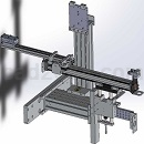 二轴机械手3D模型Solidworks设计