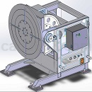 焊接变位机3D模型Solidworks设计