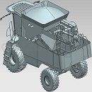 AGCO公司的挑战者收获机模型UG设计