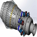 汽轮机模型Solidworks设计