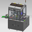 手机液晶屏与背光自动组装机模型UG设计