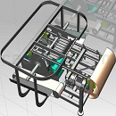 双锯片切割机模型UG设计