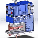 塑料热熔接铆合机模型Solidworks设计