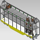 运货火车车皮模型UG设计