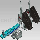 瓶子吹塑机模型UG设计