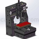 铣床模型Solidworks设计