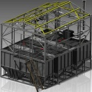 污水处理设备模型UG设计