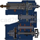 水力机械钻孔机模型Solidworks设计