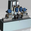 六轴钻孔机模型UG设计