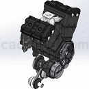 V4摩托车发动机模型PROE设计