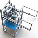 红外线干燥贴标机模型UG设计