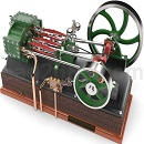 加勒特复合固定式发动机模型Solidworks设计