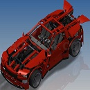乐高超级跑车（8070系列）模型PROE设计