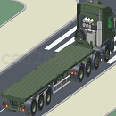 8x8牵引车模型PROE设计