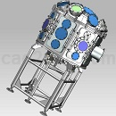 八角形真空室模型UG设计
