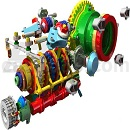 变速箱内部结构Solidworks设计