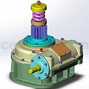 带有安全离合器的蜗轮模型Solidworks设计