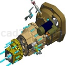 越野车变速箱模型PROE设计