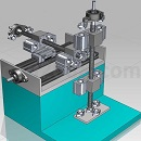移动式3轴雕刻机模型UG设计