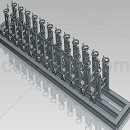 滚压成型机模型UG设计