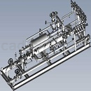 蒸汽喷射排气设备Solidworks设计