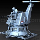 荷兰泰雷兹守门员近程防御武器系统模型Solidworks设计