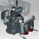 收割机模型UG设计