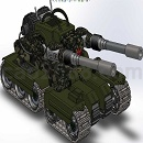 天启坦克模型Solidworks设计