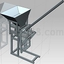 混凝土砌块机模型UG设计