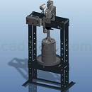 半自动分离压榨机模型PROE设计