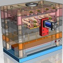 旋转式瓶盖模具模型UG设计