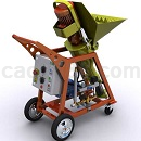 塑料成型机PROE设计