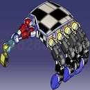 机器人手掌假肢模型Catia设计