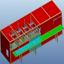 产品包装机模型PROE设计
