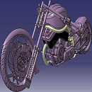概念摩托车CATIA V5 R21设计