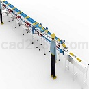 托盘装卸输送系统模型UG设计