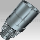 后燃烧器喷嘴推力矢量喷管UG设计