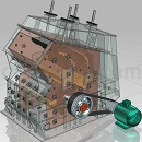 冲击式破碎机模型UG模型