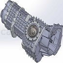 Mendeola HD4变速箱Solidworks设计