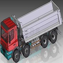 塔特拉8X8卡车（完整内部结构）PROE设计