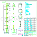 一种钢丝胶带斗式提升机CAD格式
