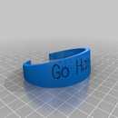 3D打印模型鹰队手镯