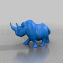 3D打印模型犀牛模型
