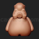 3D打印模型素描小猪