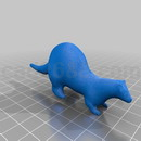 3D打印模型雪豹