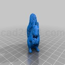 3D打印模型松鼠扫描