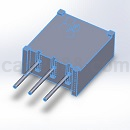 电子元件模型Solidworks设计