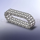 双排滚子链和链条宏程序Solidworks设计