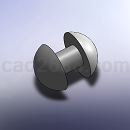 圆头铆钉10X20模型Solidworks设计