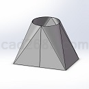 天方地圆模型Solidworks设计